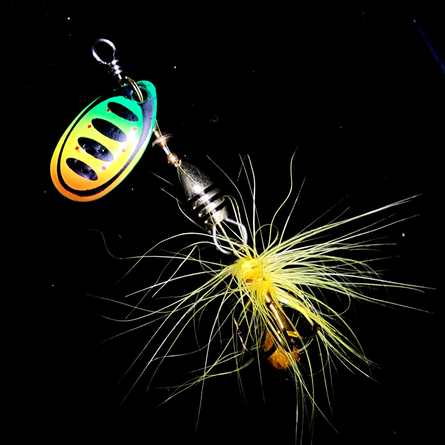 Tungsten Inline Spinner Spin N Grin One Eighth Ounce Lure
