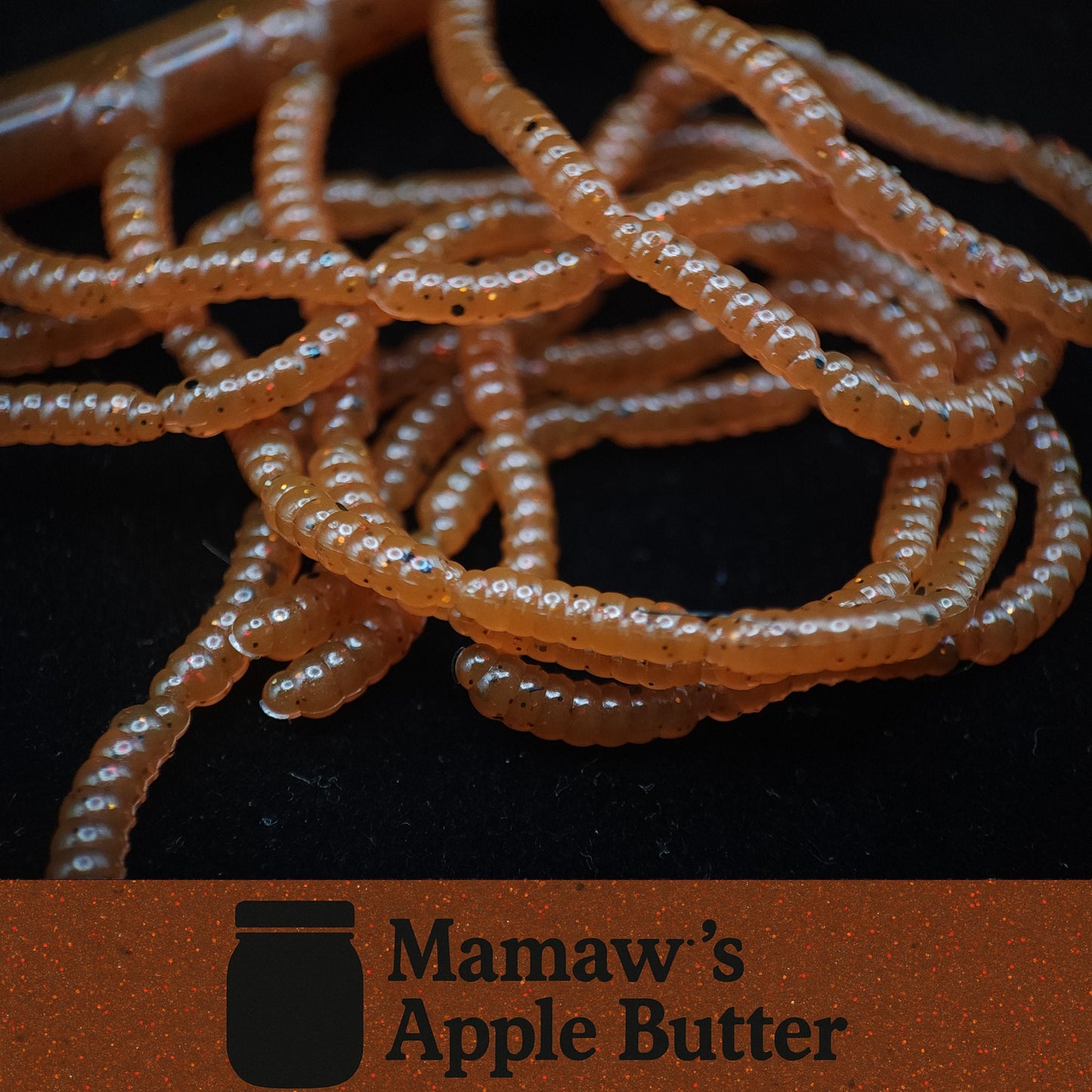Jar Of Half Inch Micro Maggot Fly Larvae Apple Maggot Lure