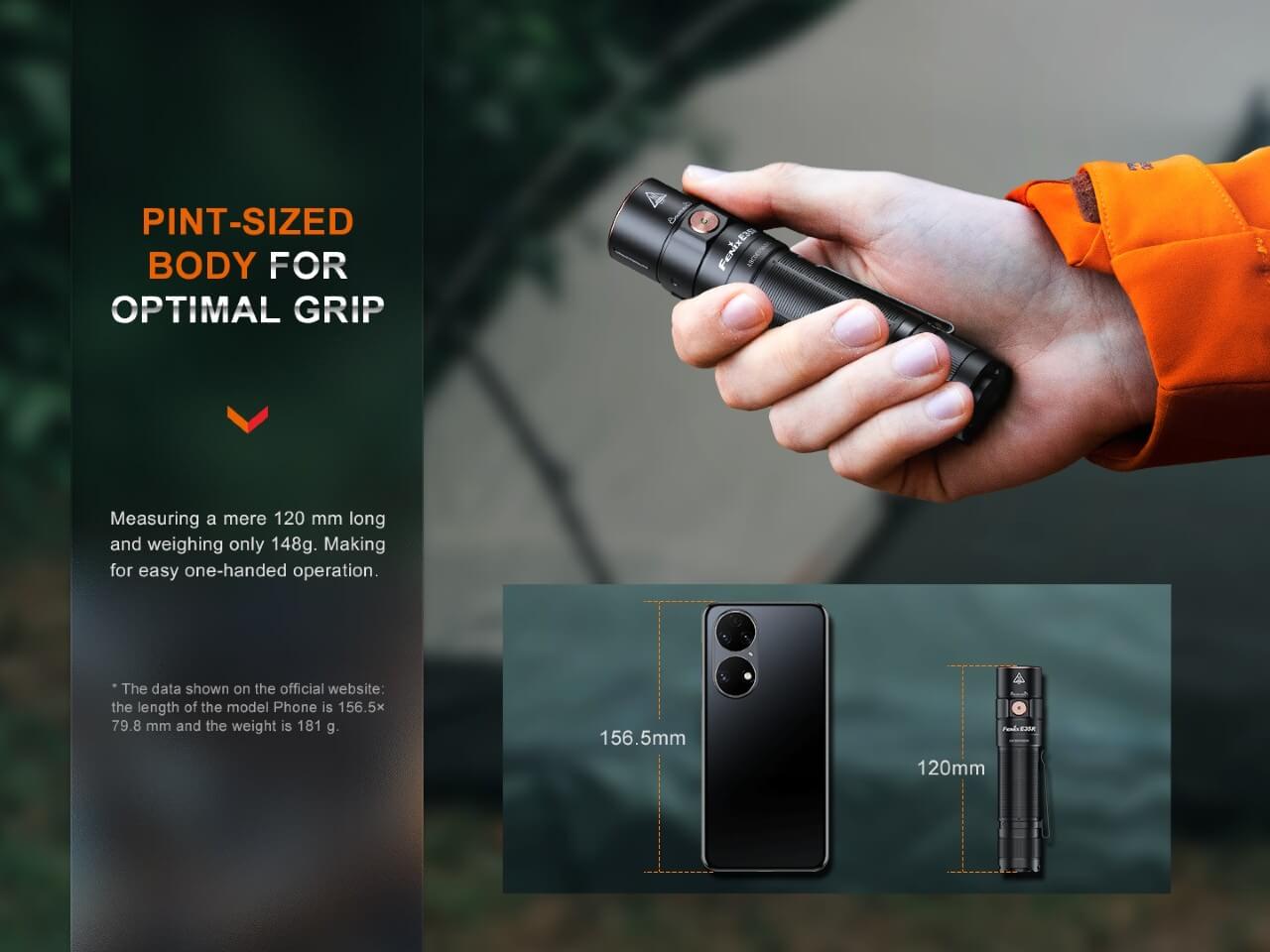 Fenix E35R High Performance Rechargeable LED Flashlight