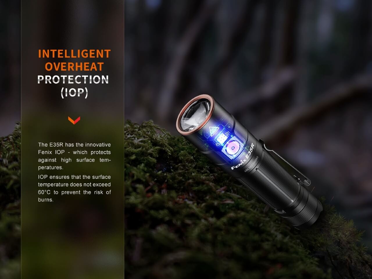 Fenix E35R High Performance Rechargeable LED Flashlight