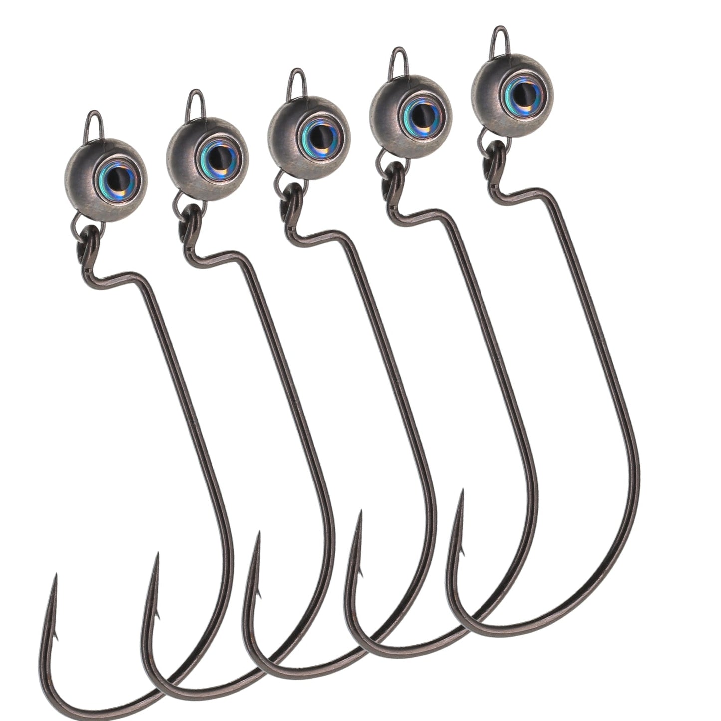 Reaction Tackle Tungsten Free Swing Jig Head 5 Pack Eye