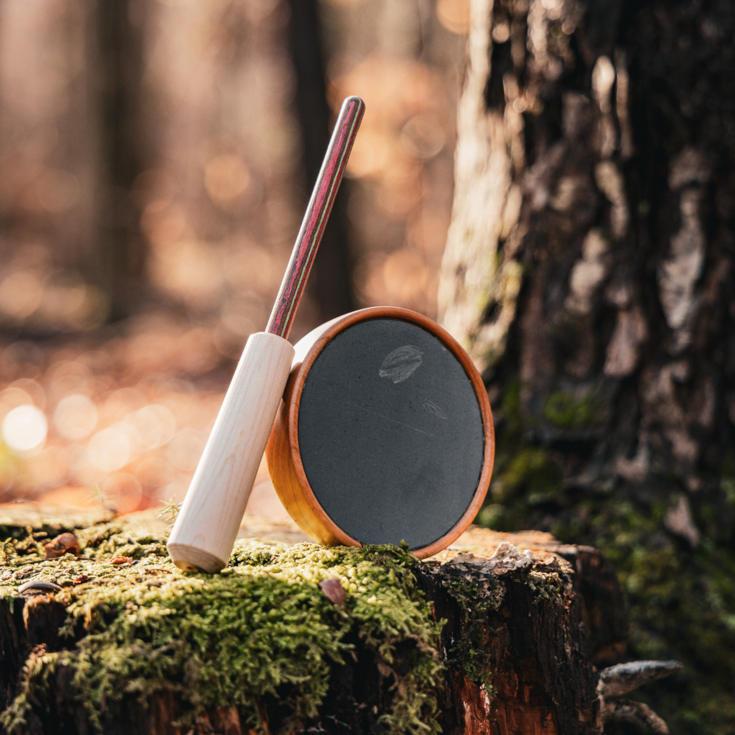 Cherry Slate Pot Call With Dymondwood Striker Turkey Call