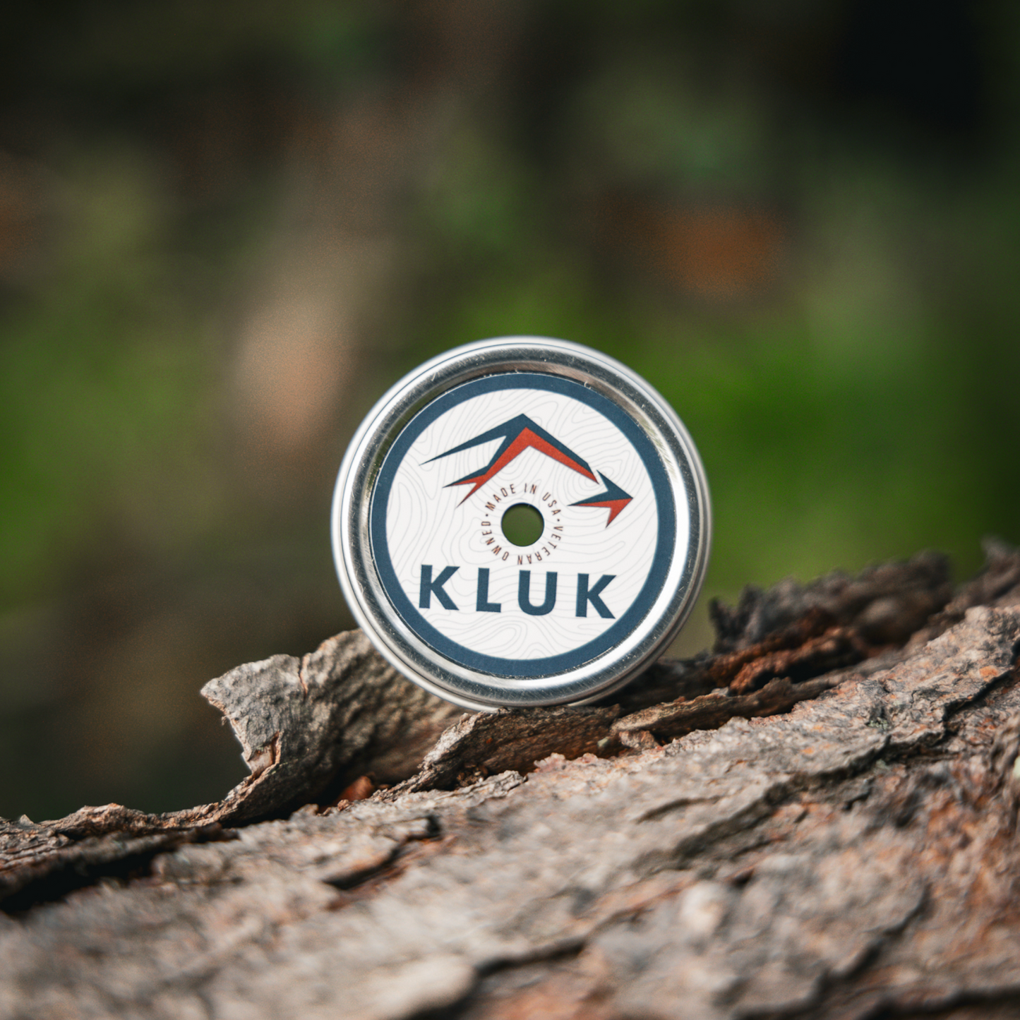 KLUK Logo Mouth Call Case Aluminum Slip On Lid Hunting