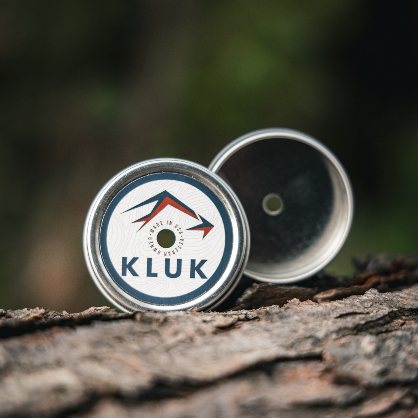 KLUK Logo Mouth Call Case Aluminum Slip On Lid Hunting