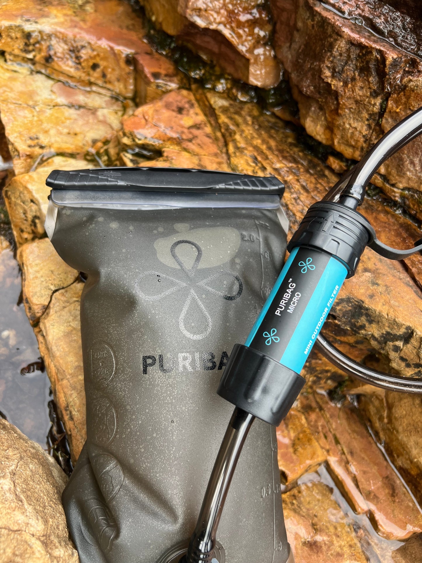 Puribag Adventure 2L Hydration Bladder With Filter System