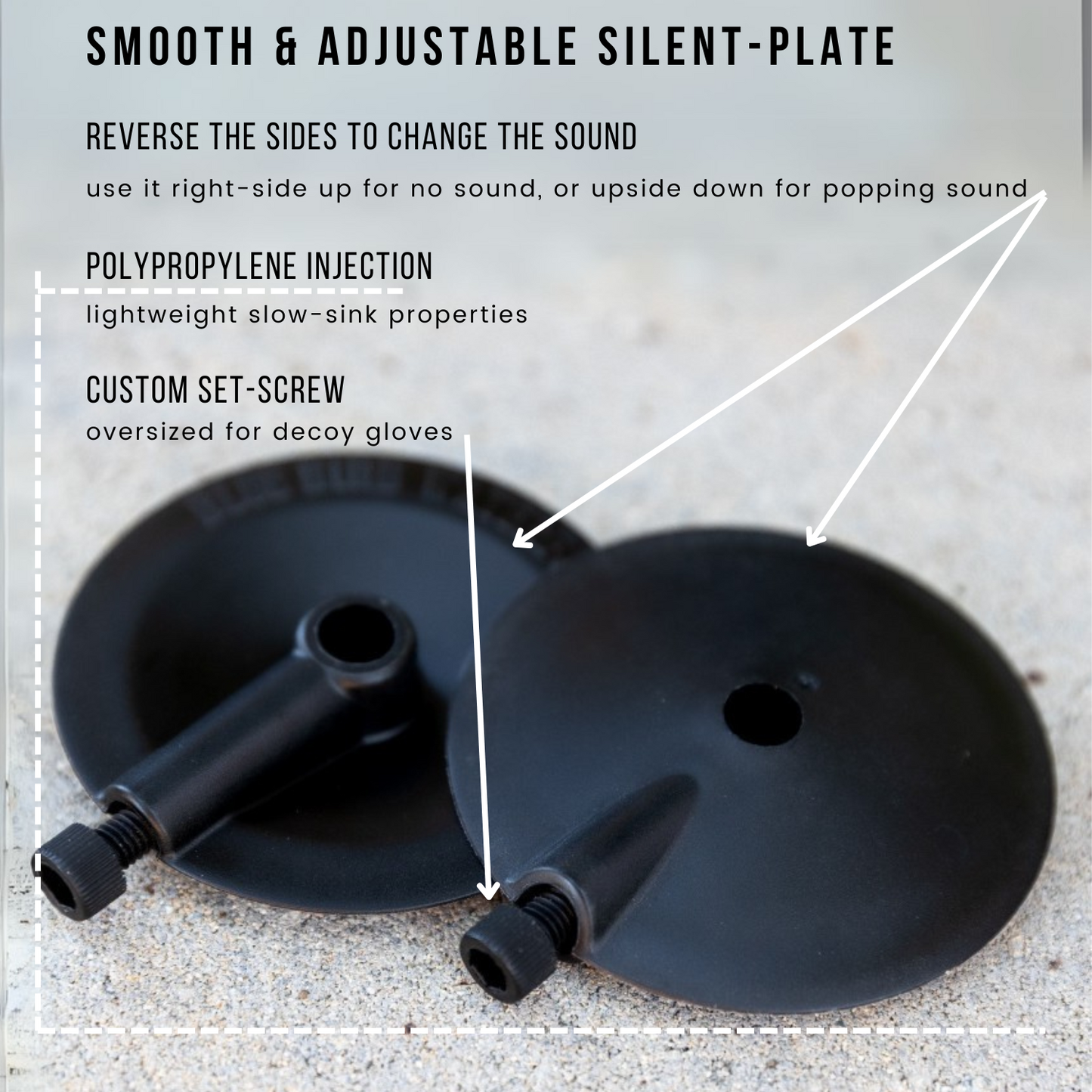 Silent Splash Plate Waterfowl Motion Decoy Conversion Kit