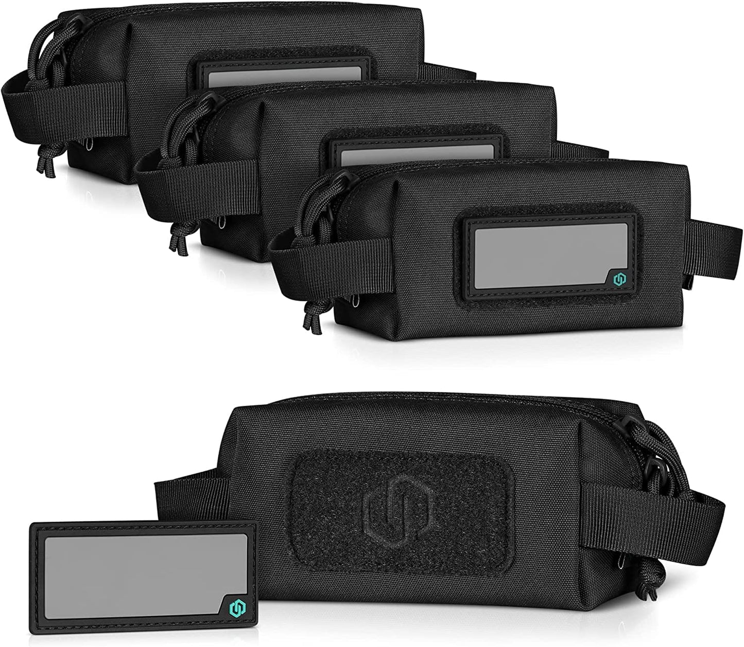 Soft Tactical Ammo Pouch Storage With 2 Writable ID Patches