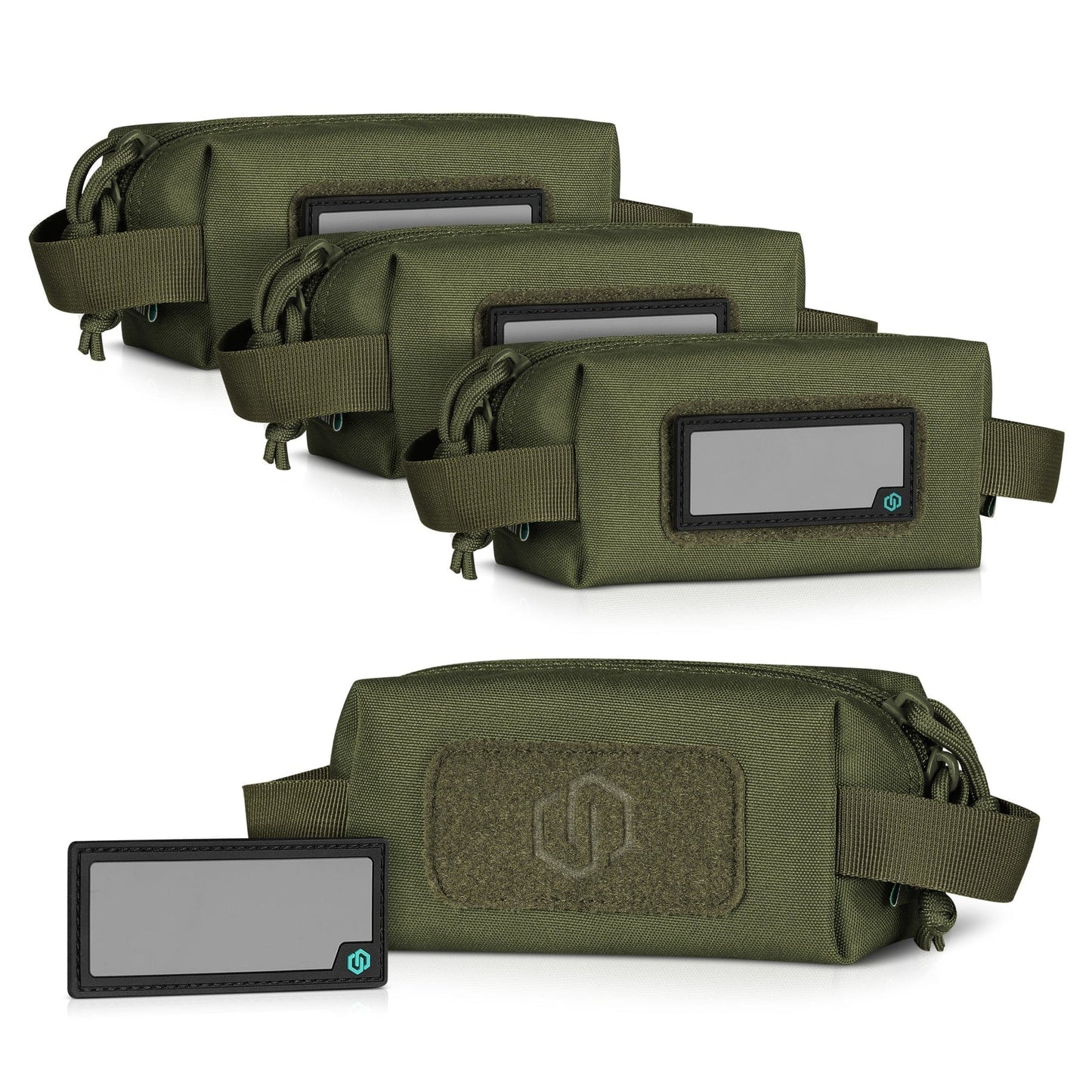 Soft Tactical Ammo Pouch Storage With 2 Writable ID Patches