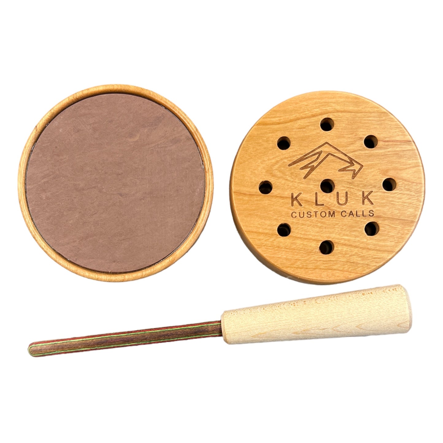Cherry Red Slate Pot Call With Premium Dymondwood Striker