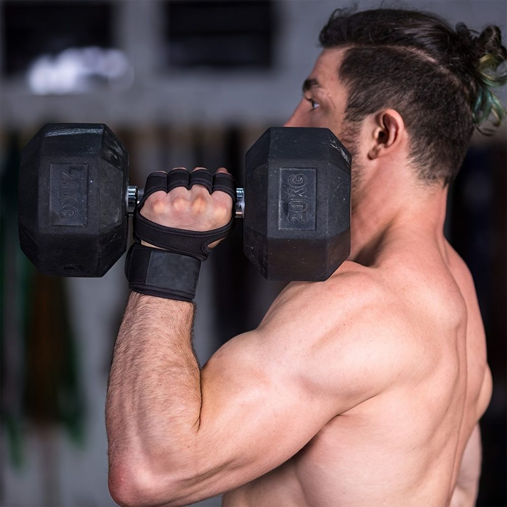 Unisex Weight Lifting Gloves Palm Protector for Training