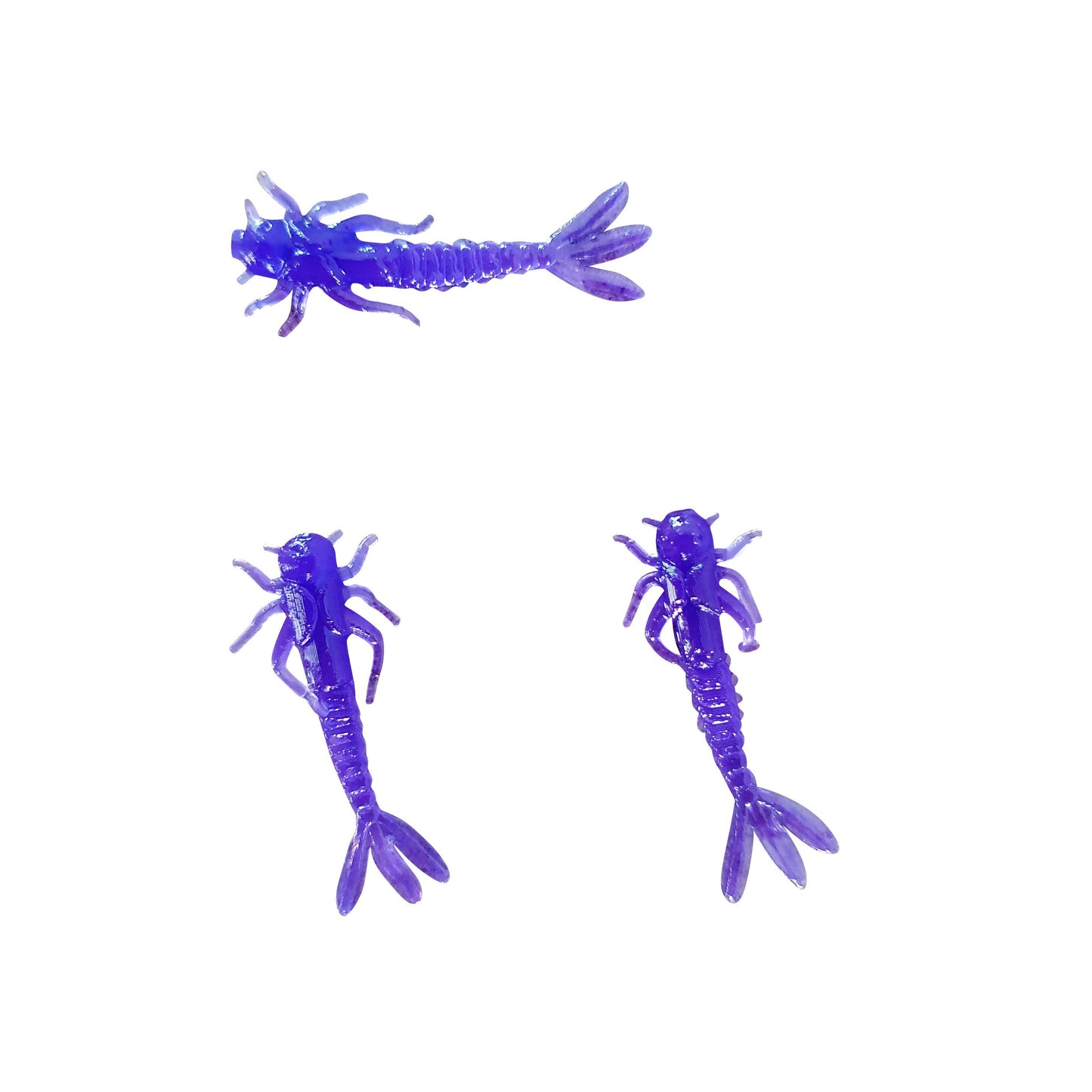 Custom One Point Two Inch Soft Mayfly Nymphs For Trout