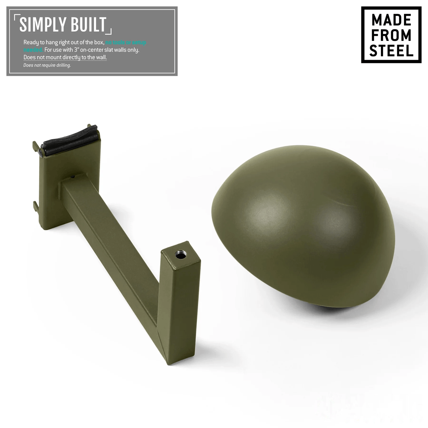 Wall Rack System Helmet Rack Steel Heavy Duty Wall Mount