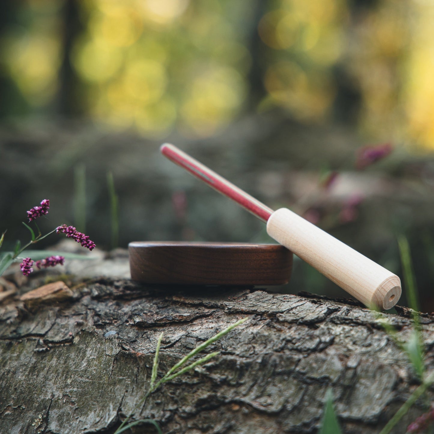 Walnut Aluminum Pot Call With Dymondwood Striker Turkey