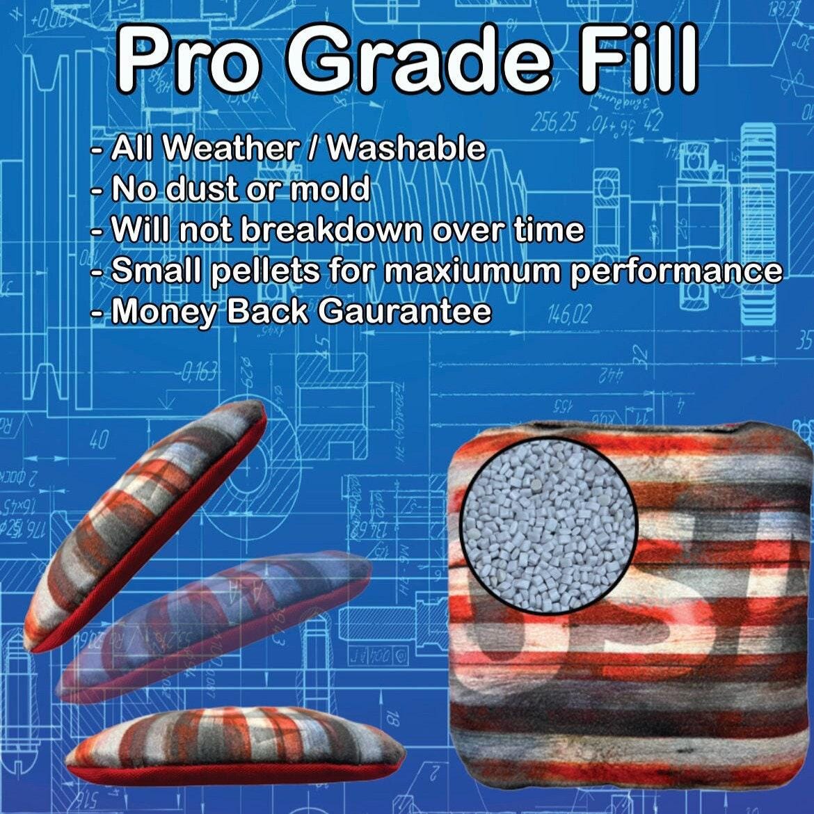 Up North Michigan All Weather Slick And Stick Cornhole Bags