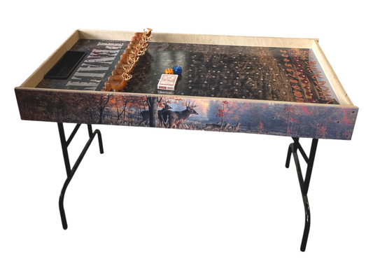 Big Buck Downs Jumbo Horse Table Game With Chip Pot