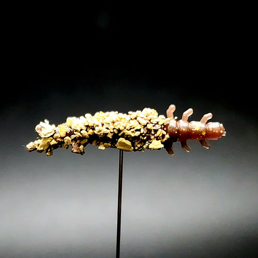 1.3 Inch Realistic Caddis Fly Larvae Stream Weaver 6 Pack