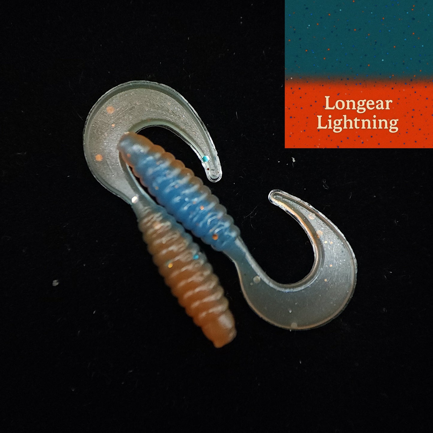 Tennessee Twister Micro Curl Tail Grub Creek Lure 1 Inch