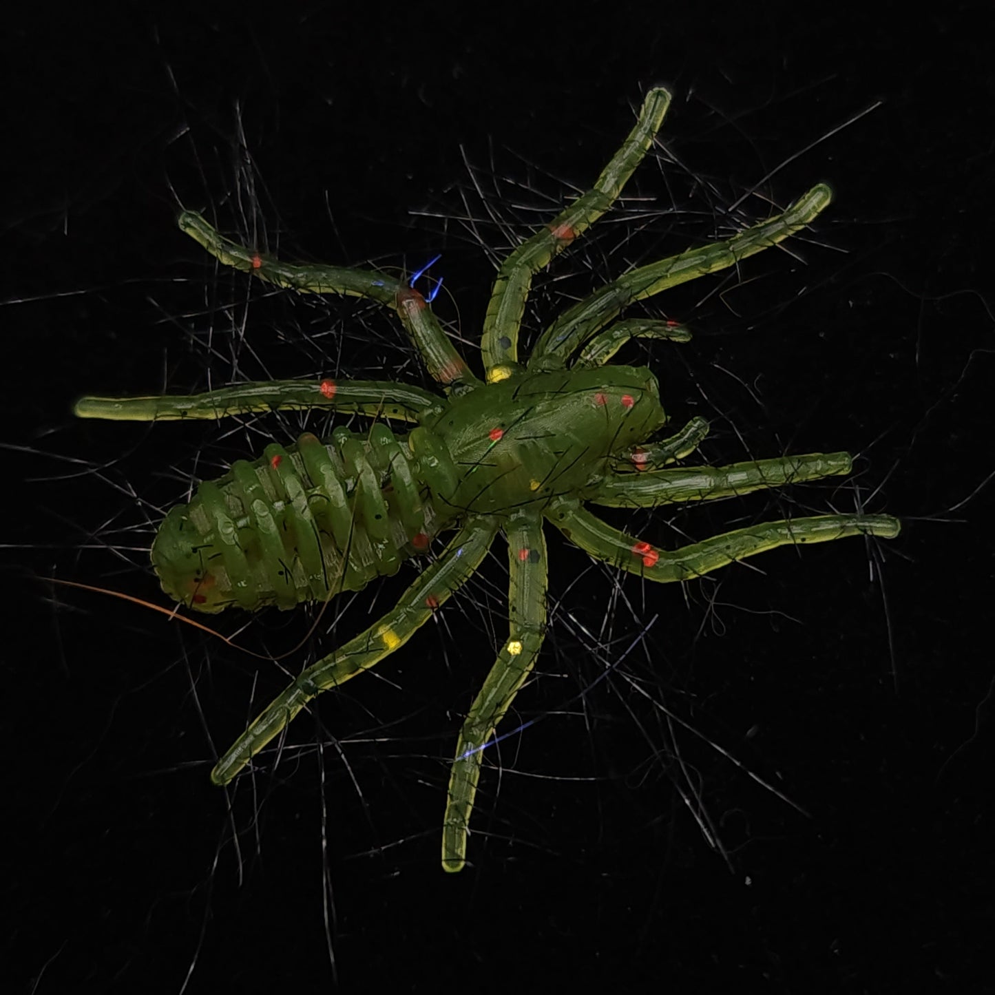 The Writing Spider 1 Inch Micro Spider Bait Plastic Lure