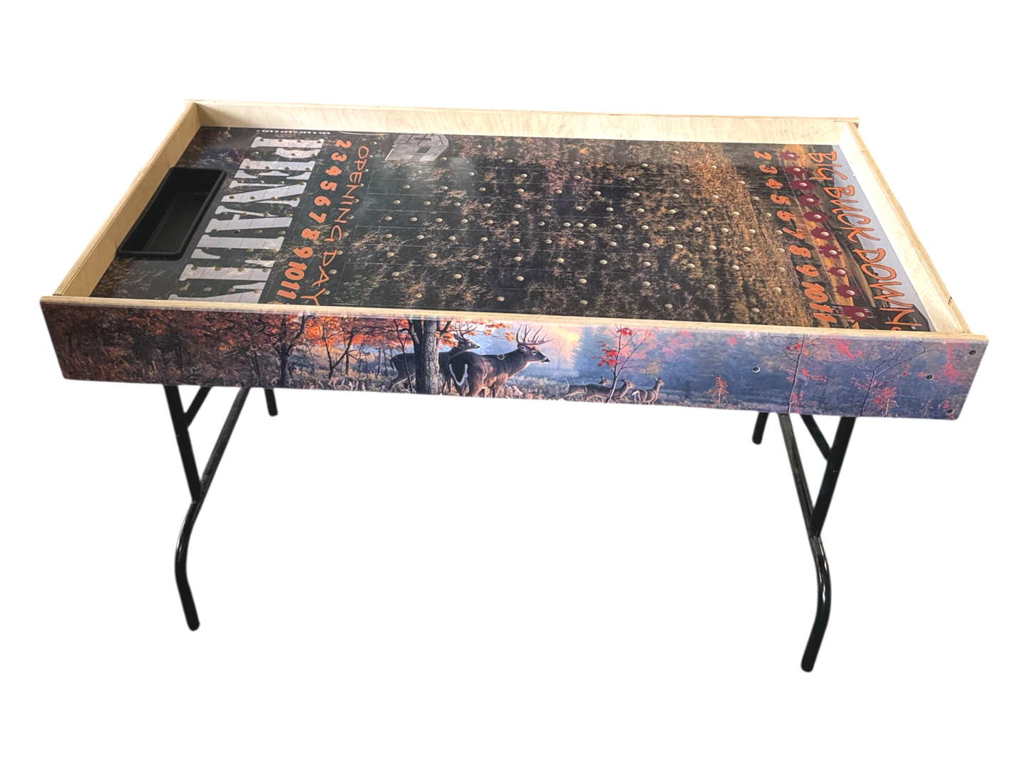 Big Buck Downs Jumbo Horse Table Game With Chip Pot