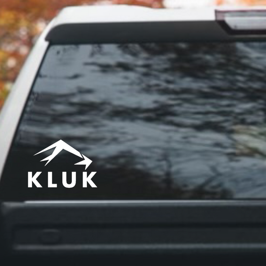 KLUK Window Decal Logo USA Sticker Premium 5.75x4.5 Inches