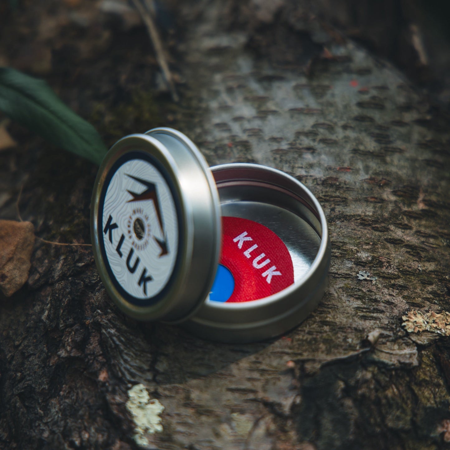 KLUK Logo Mouth Call Case Aluminum Slip On Lid Hunting