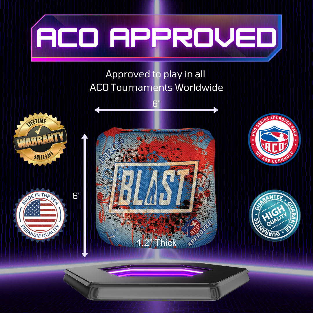 Womens Flower ACO Pro Cornhole Bags All Series Speeds