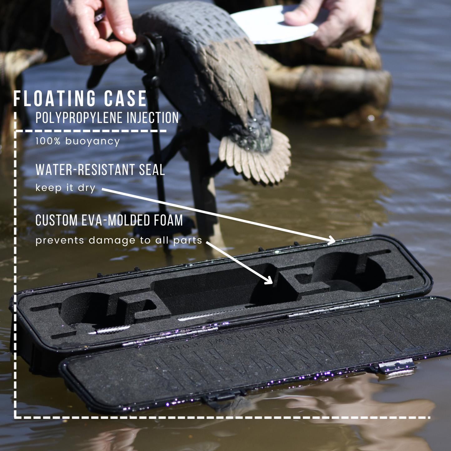 Floating Protective Case for Plates Cams and Rods Storage
