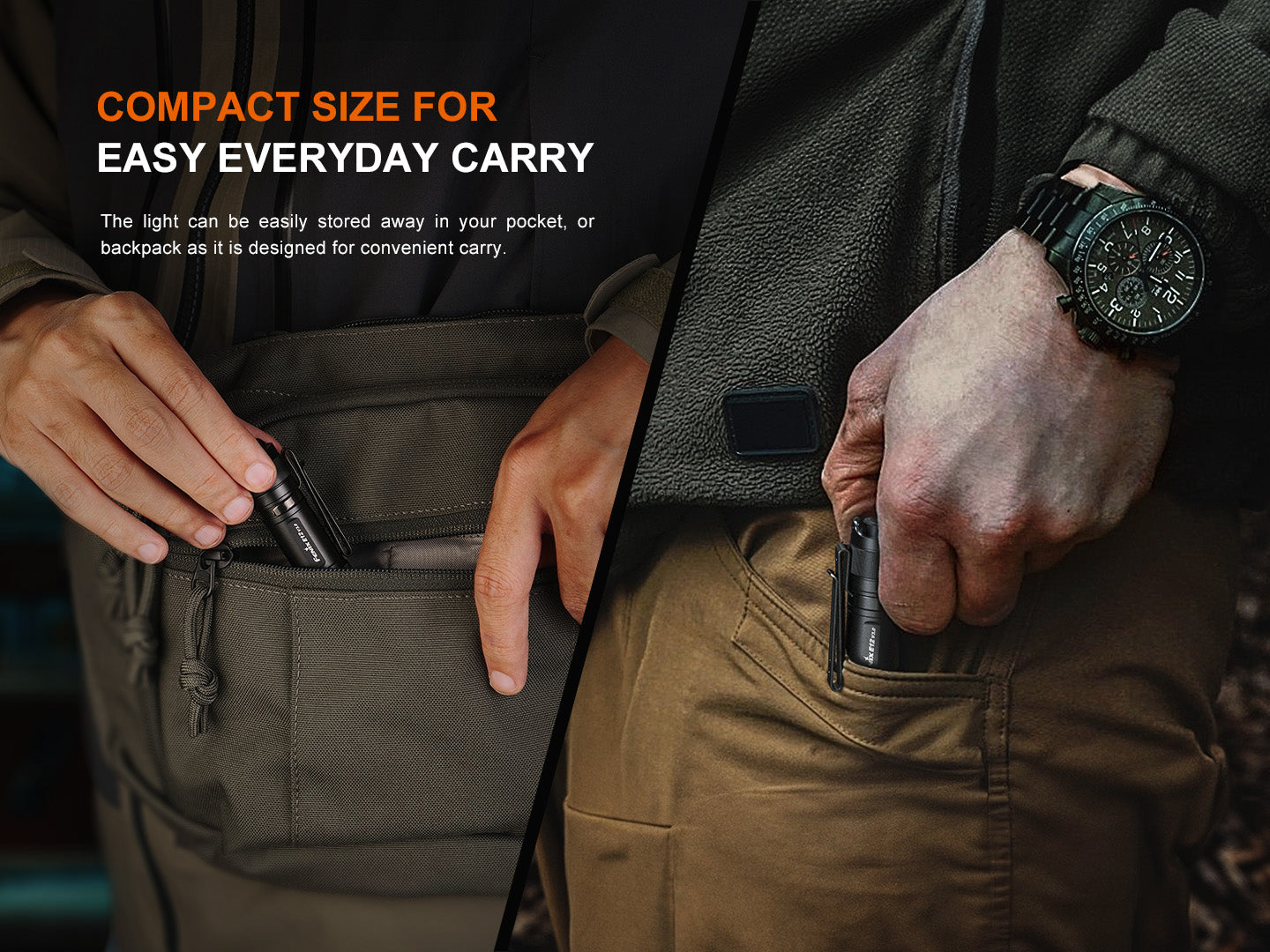 Fenix E12 V3 Pocket EDC AA Flashlight 200 Lumens Output