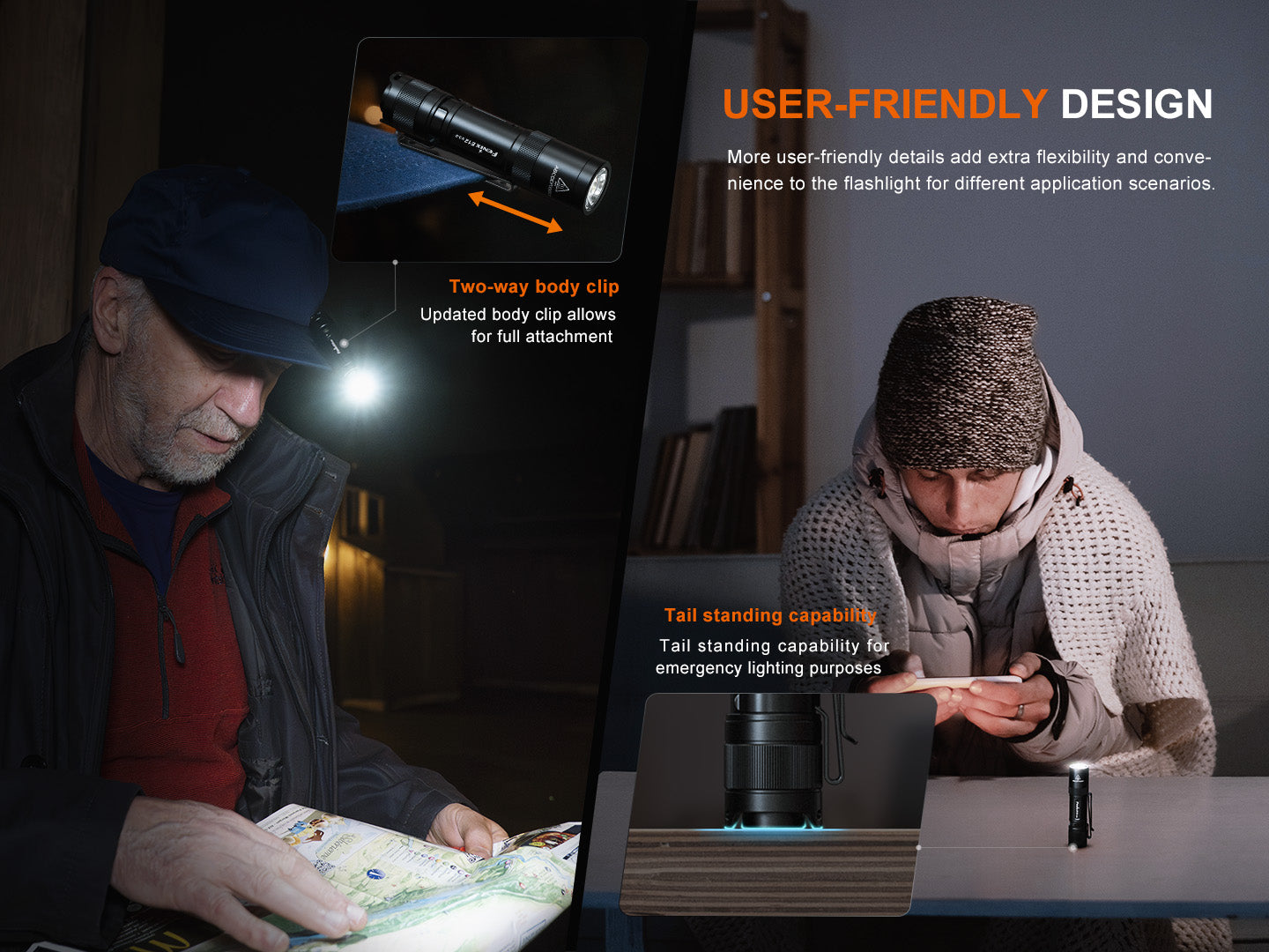 Fenix E12 V3 Pocket EDC AA Flashlight 200 Lumens Output