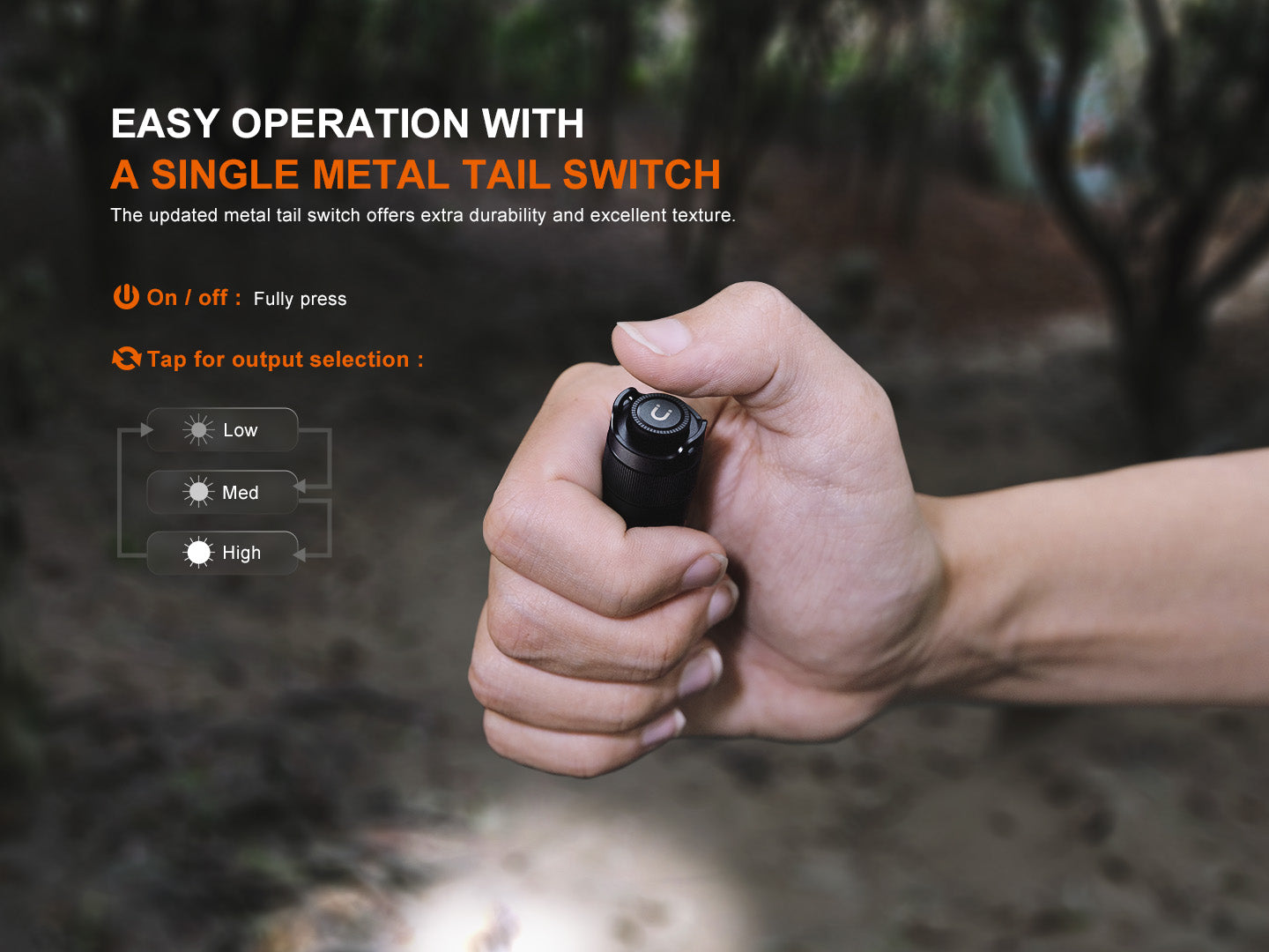 Fenix E12 V3 Pocket EDC AA Flashlight 200 Lumens Output