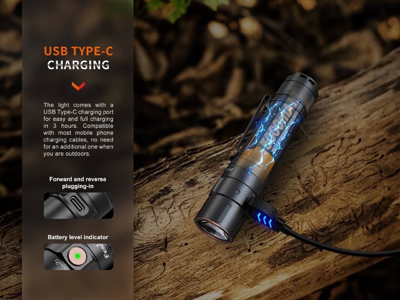 Fenix E35R High Performance Rechargeable LED Flashlight