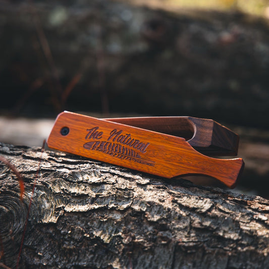 The Natural Box Call Walnut Box With Bloodwood Lid Premium