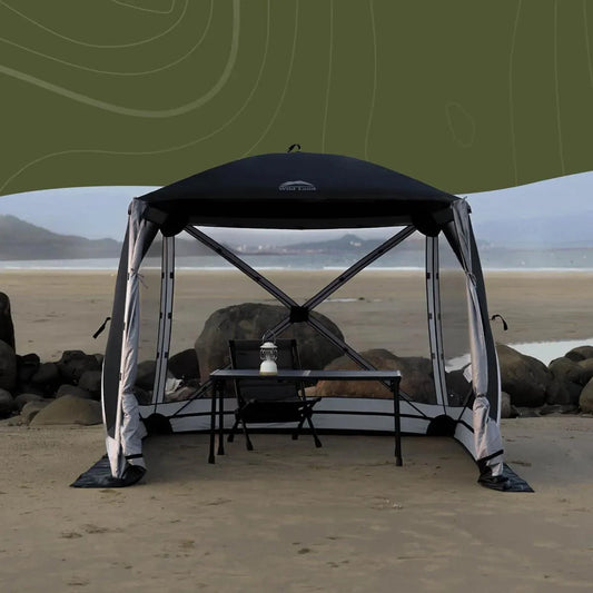 Wild Land Instant Hub Tent Screen House 400 XL Family
