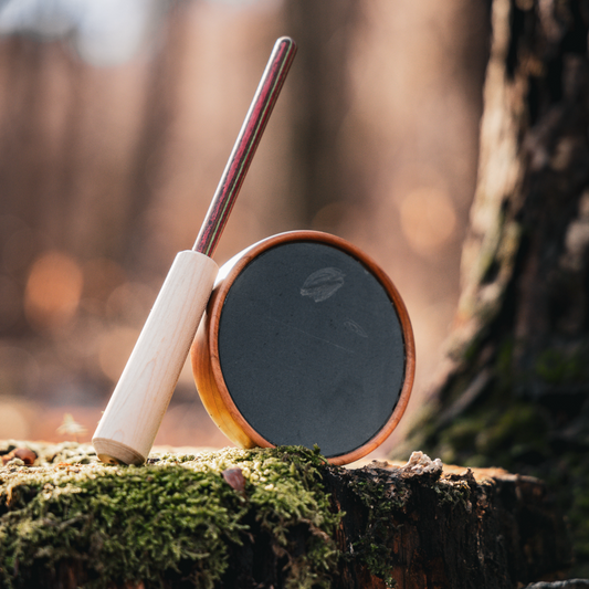Cherry Slate Pot Call With Dymondwood Striker Turkey Call