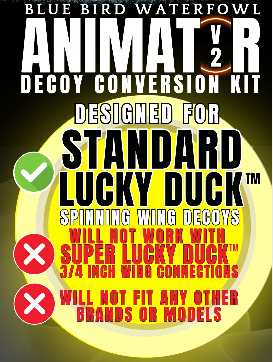 Animator V2 Camshaft for Lucky Duck Decoy Motion Kit