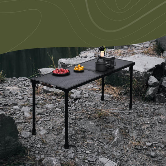 MTS X Outdoor Folding Table All Aluminum Portable Desk