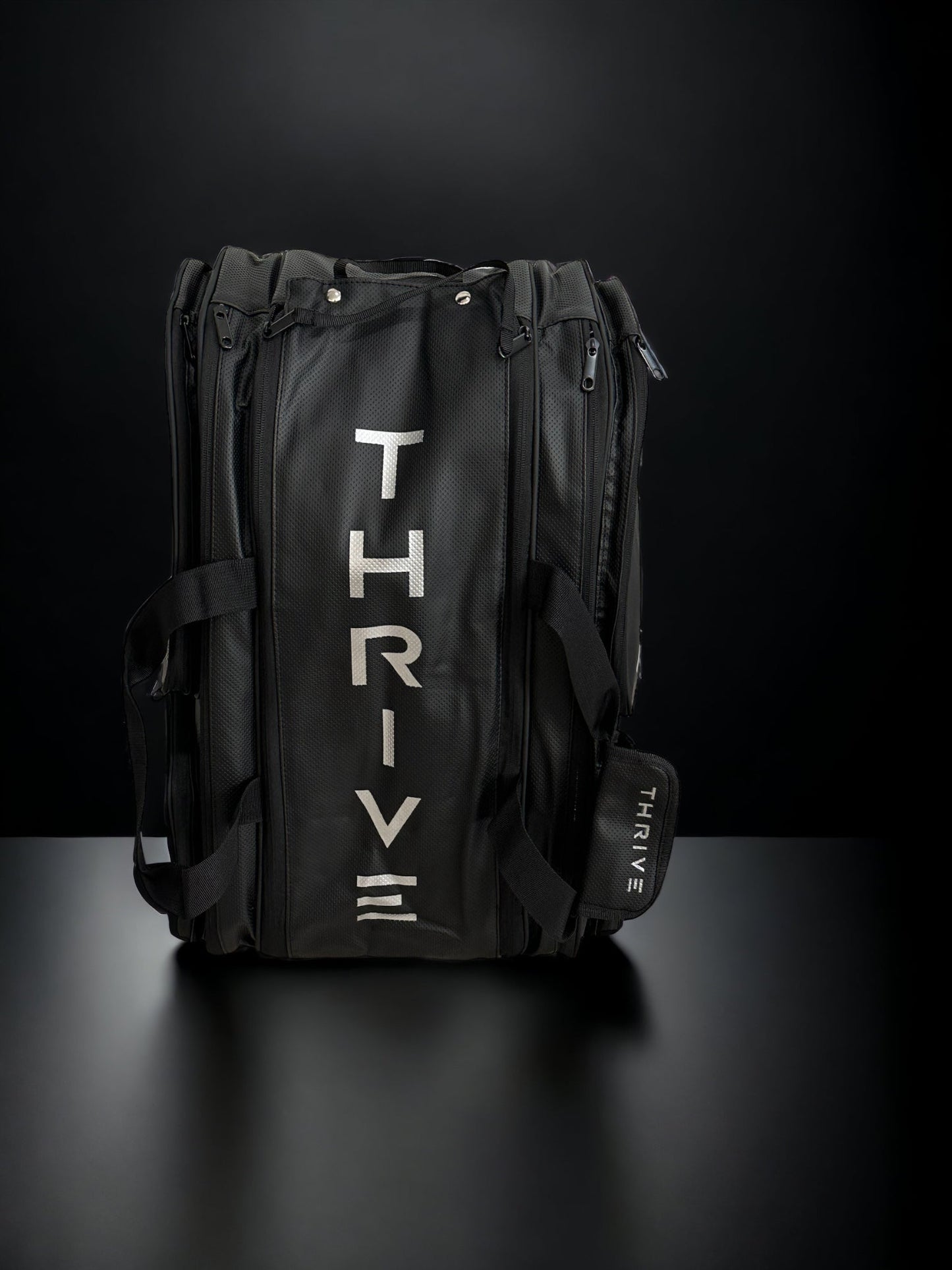 Elite Pro Tour Pickleball Bag With Shoe Bag Black Vegan