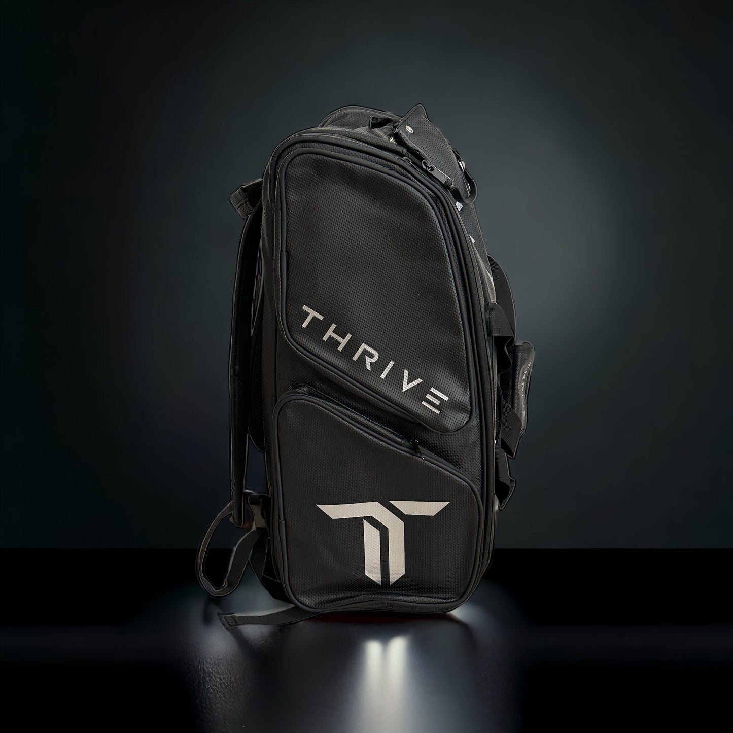 Elite Pro Tour Pickleball Bag With Shoe Bag Black Vegan