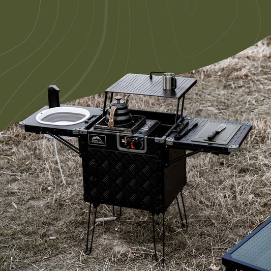 Wild Land Compact Integrated Kitchen Box for Camping