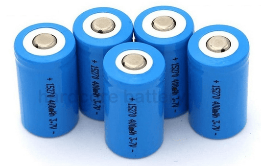 Pkcell ICR15270 2 Pack 400mAh 3.7V Li Ion Flat Top Battery