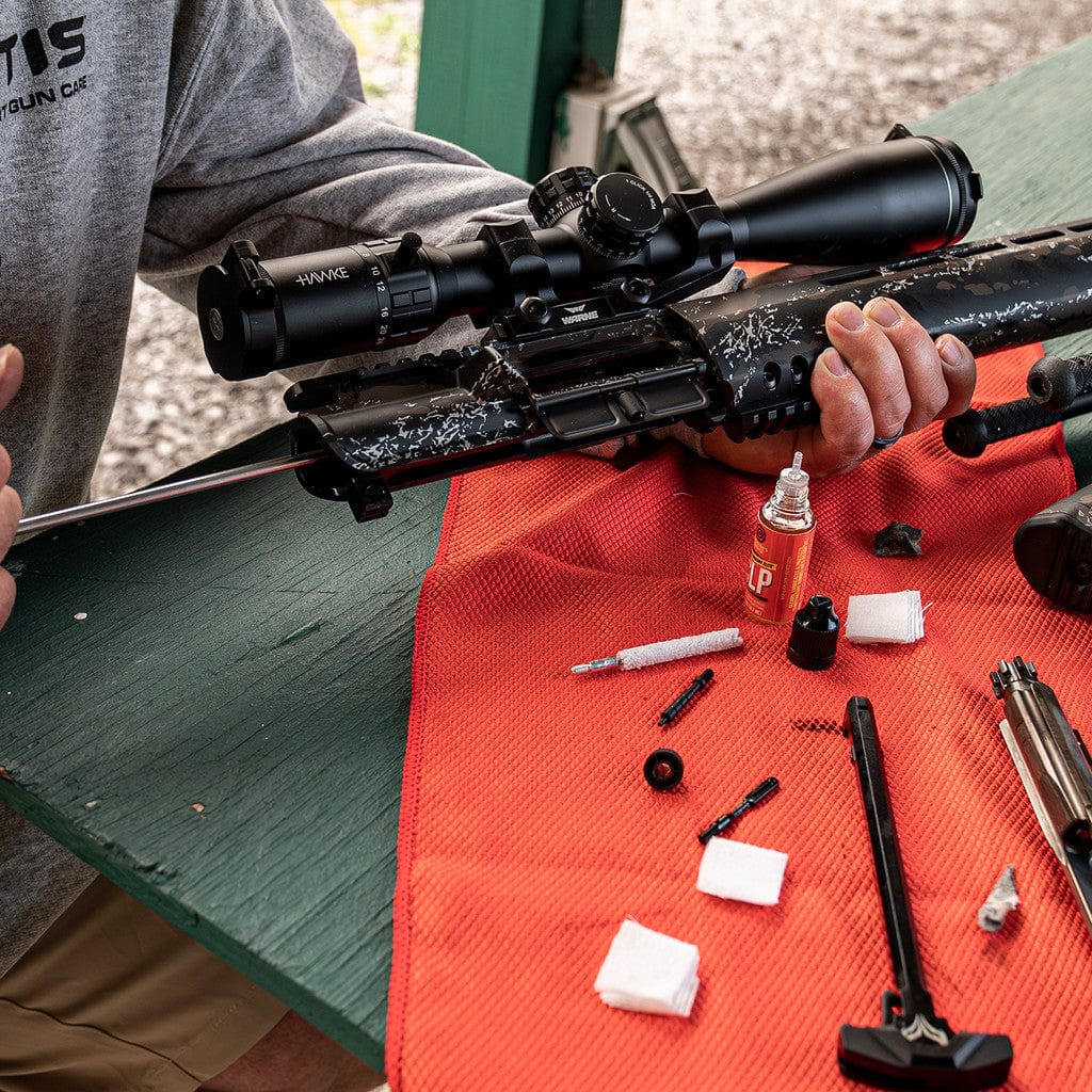 Pistol Caliber Cleaning Kit With Aluminum Rod Components