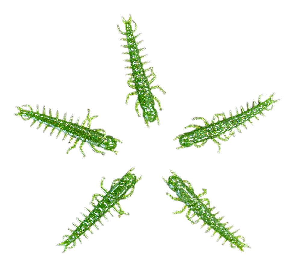 Custom Soft Plastic Hellgrammites Bait for Trout and Bass