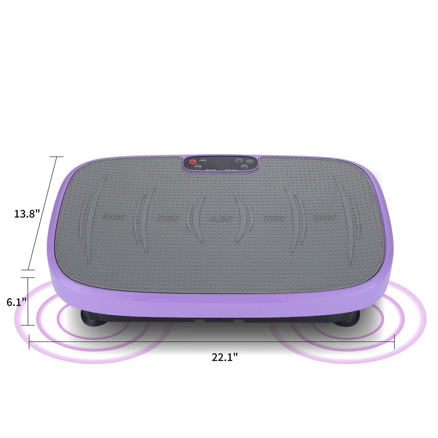 Vibration Plate Fitness Platform 120 Speed Levels Workout