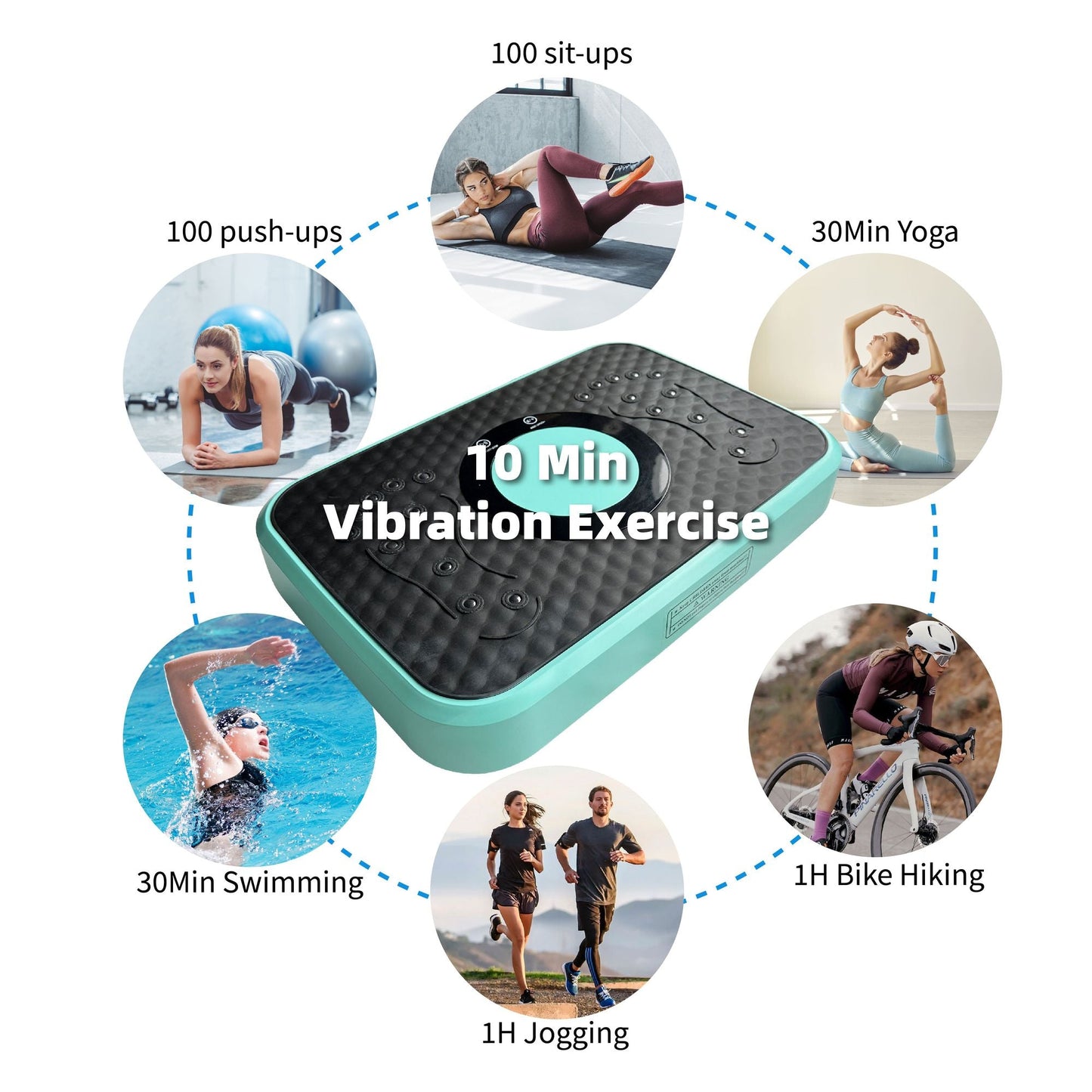 Vibration Plate Fitness Platform for Whole Body Workout