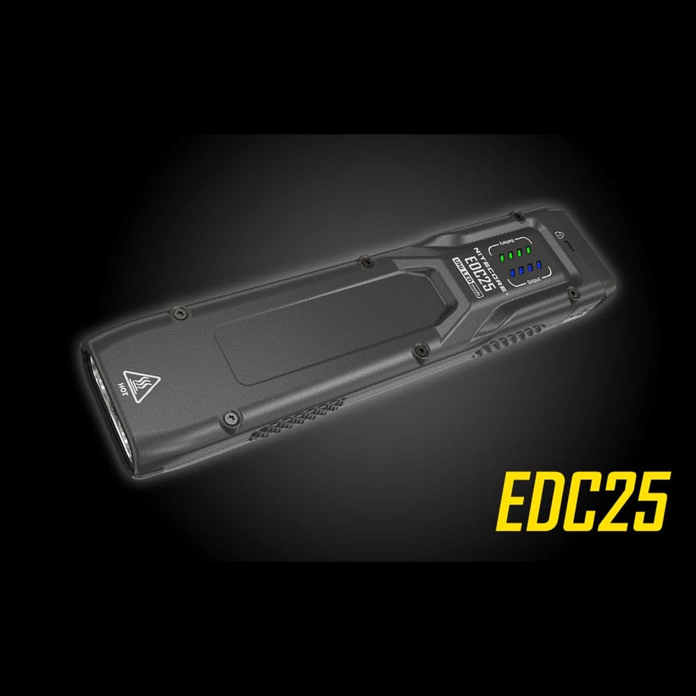 Nitecore EDC25 3000 Lumen USB C Rechargeable Flashlight