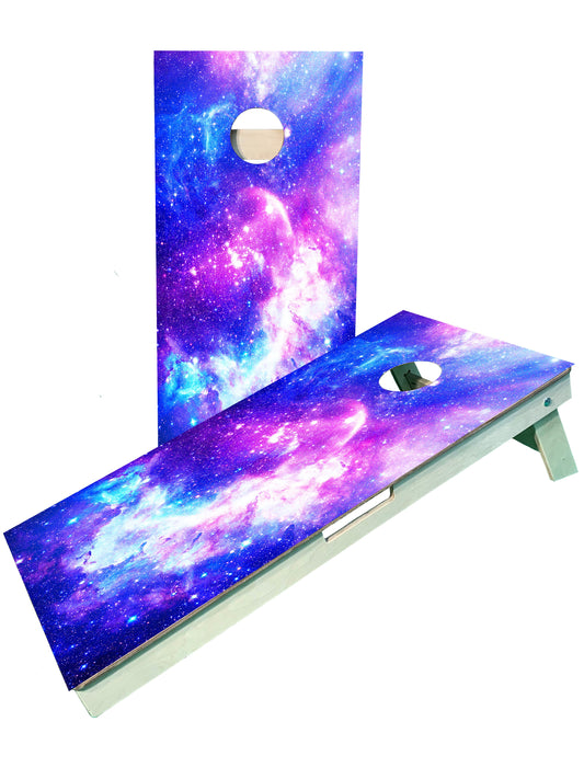 Galaxy And Milky Way Space Cornhole Boards Weatherproof