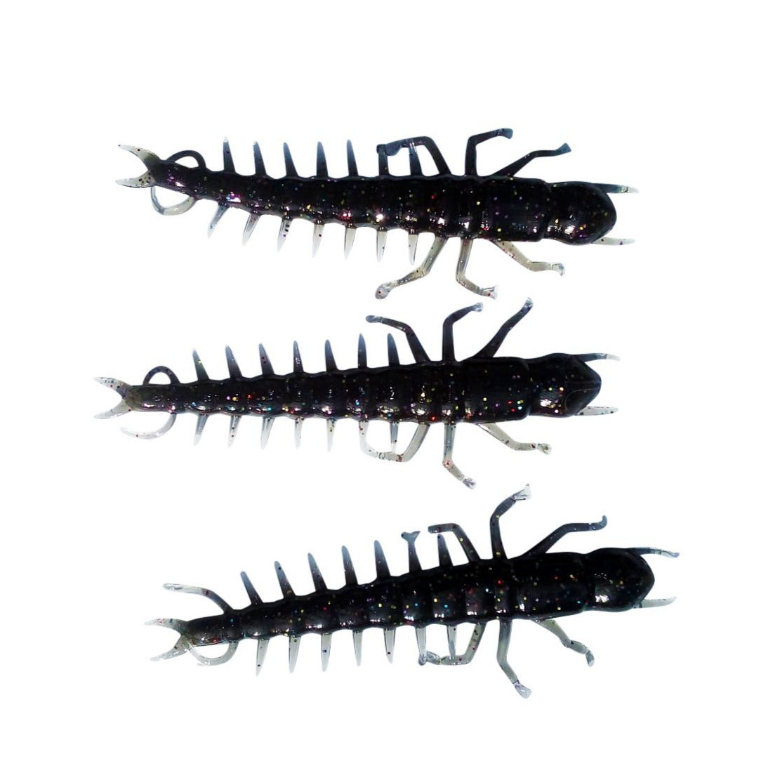 Custom Soft Plastic Hellgrammites Bait for Trout and Bass