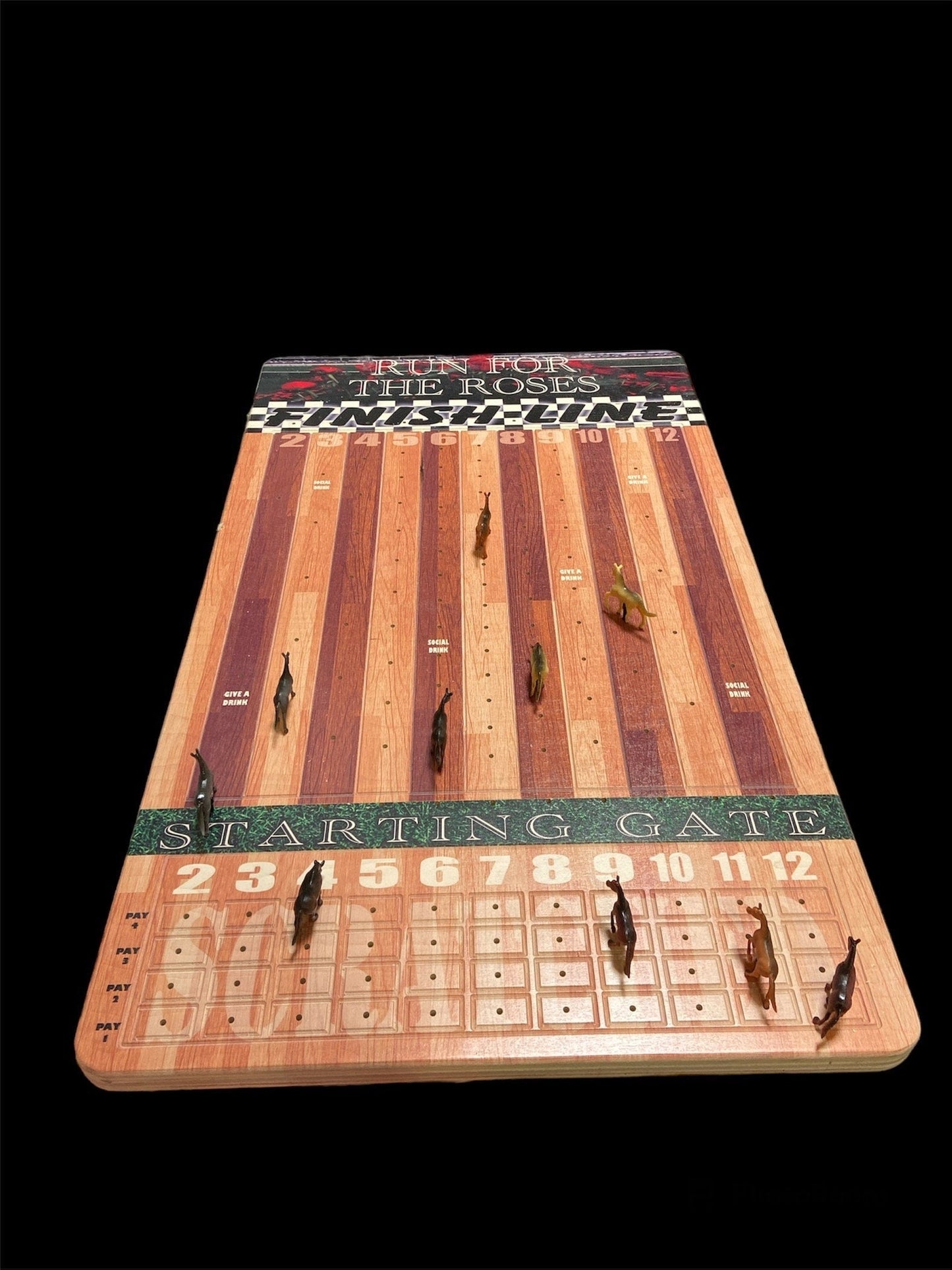 XL Horse Race Party Game Heavy Duty Metal Numbered 2 To 12