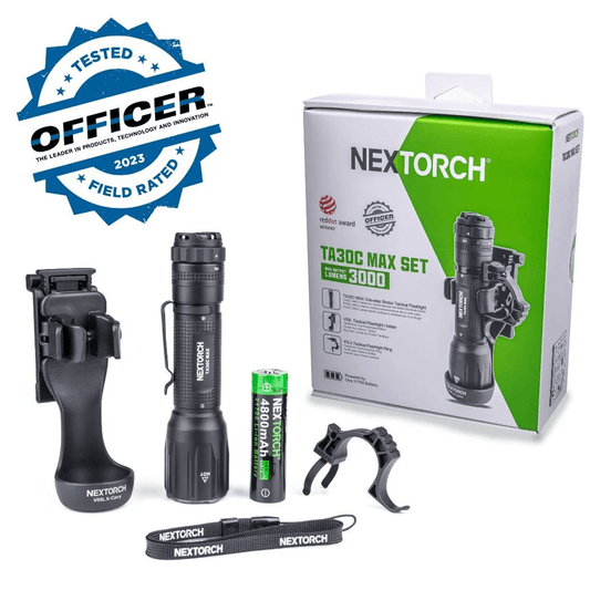 TA30C Max Package 3000 Lumens Tactical Flashlight Pro