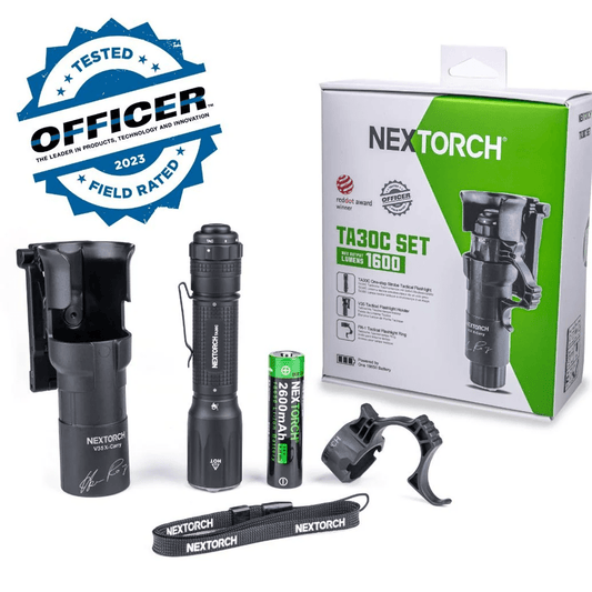 TA30C 1600 Lumen Tactical Flashlight Kit for Everyday Use
